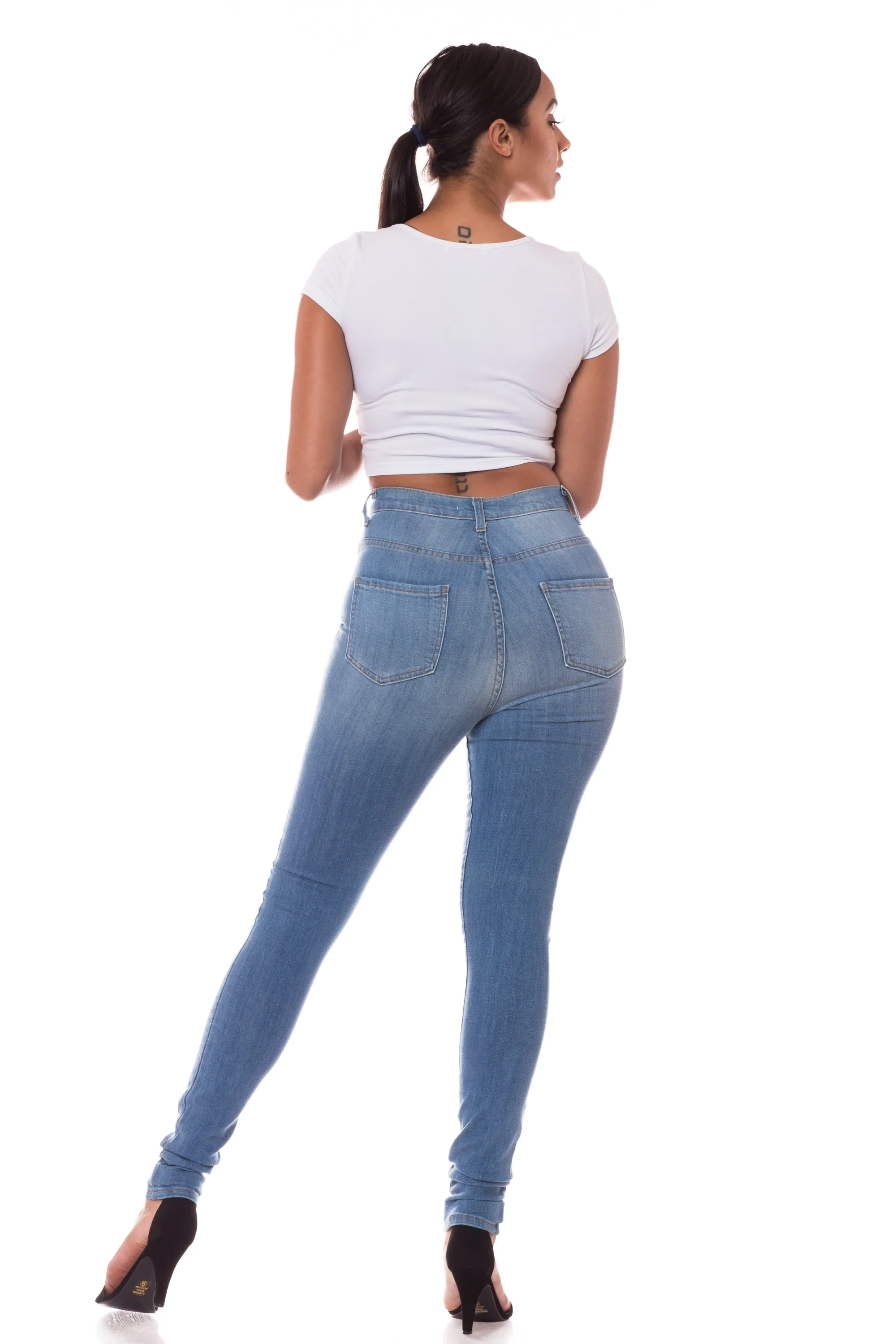 4260 Super High Waisted Skinny Jeans