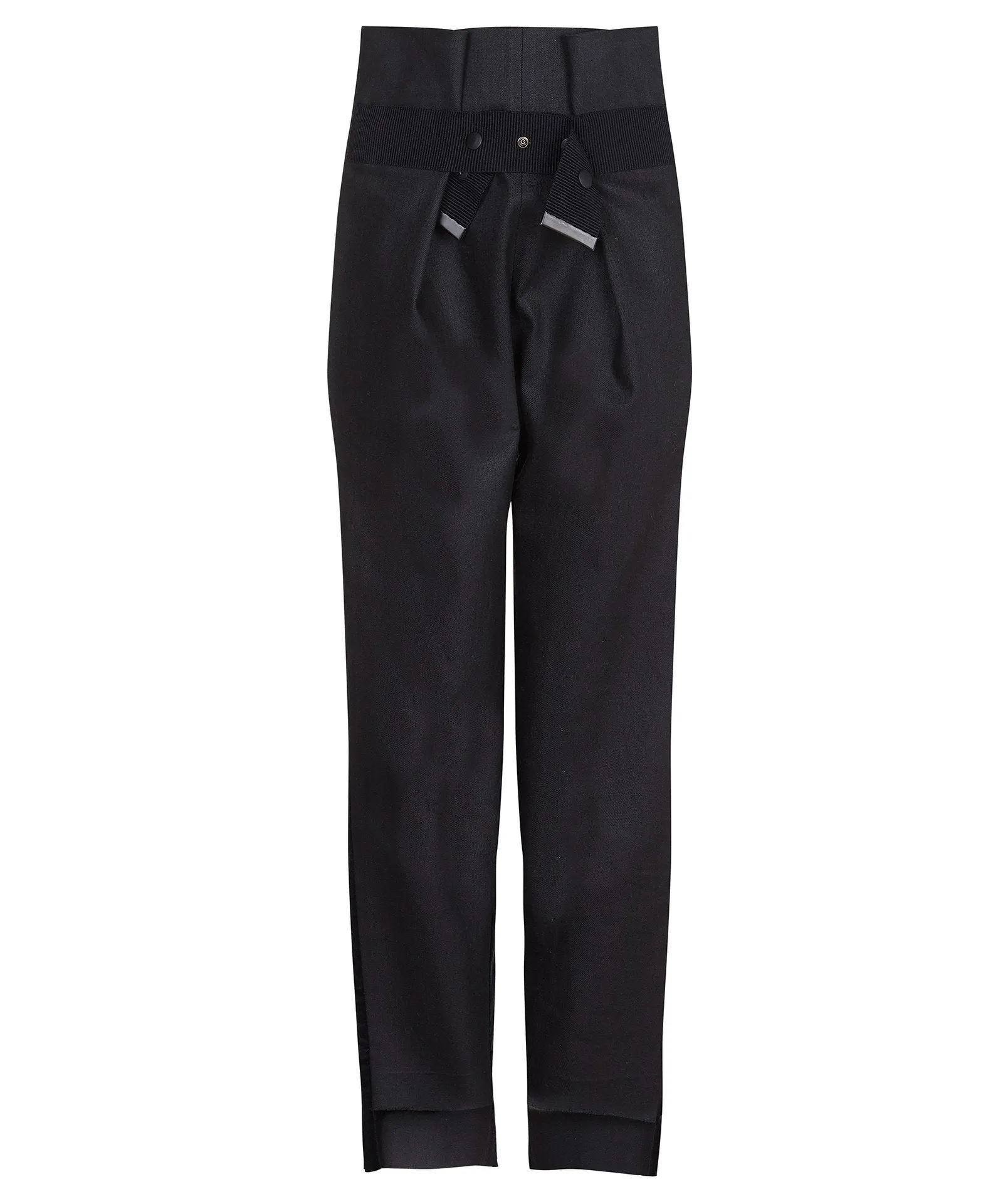 ADJUSTABLE HIGH WAISTED TROUSERS