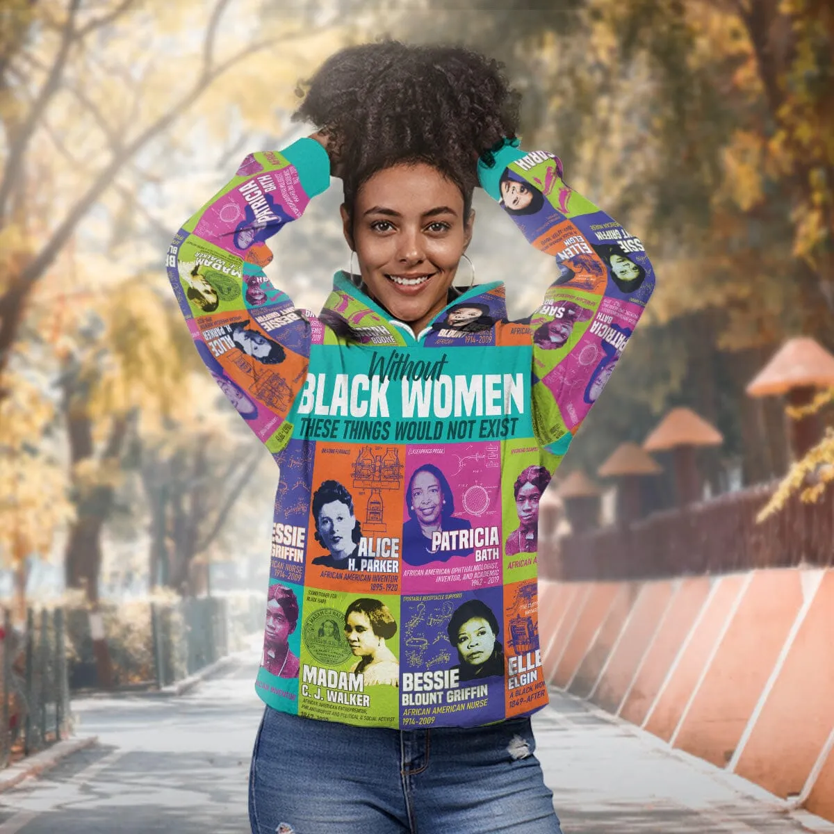 African Women Inventors All-over Hoodie