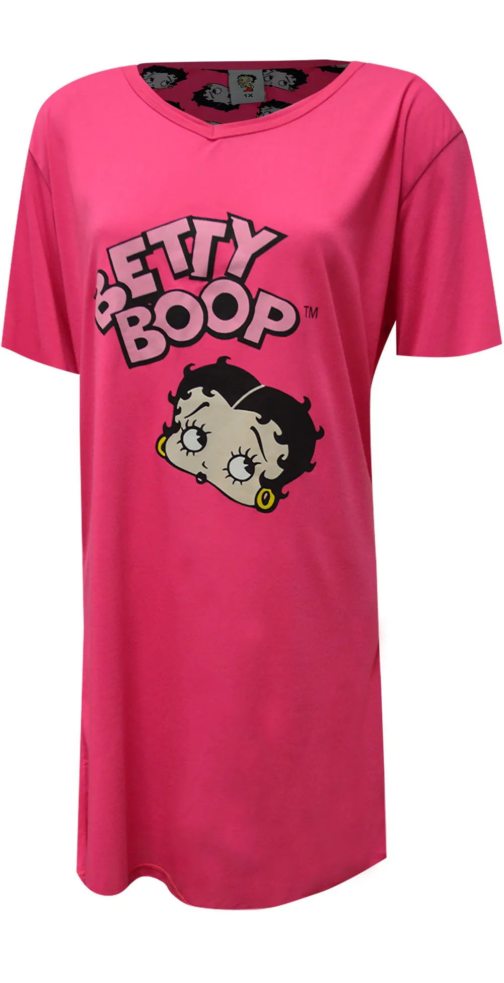 Betty Boop Sweet Betty Fuchsia Nightshirt