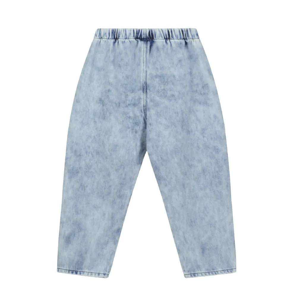 Bleached Denim Pocket Pants