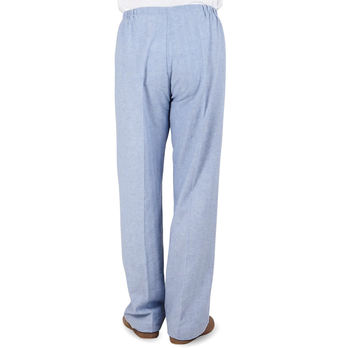 Blue Herringbone Cotton Classic Fit Pyjamas