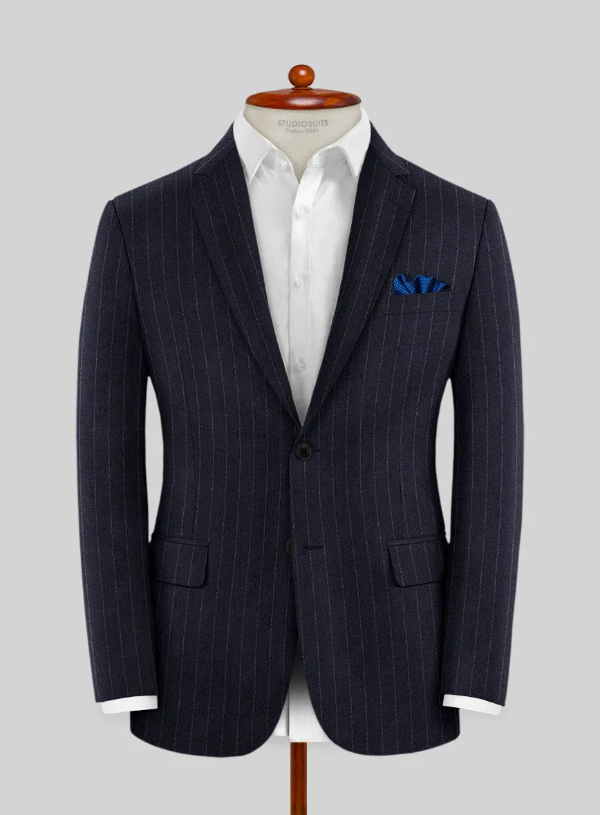 Caccioppoli Carman Navy Blue Wool Suit