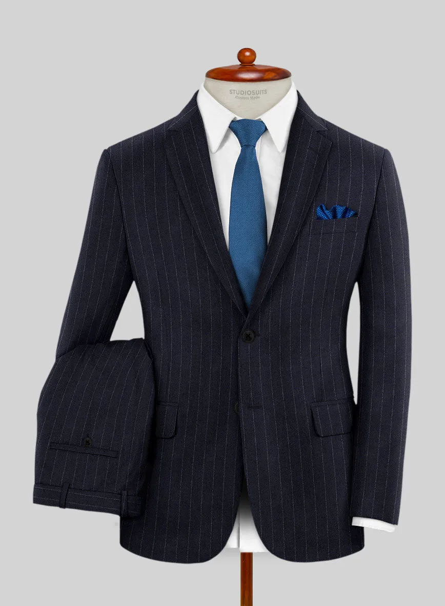 Caccioppoli Carman Navy Blue Wool Suit