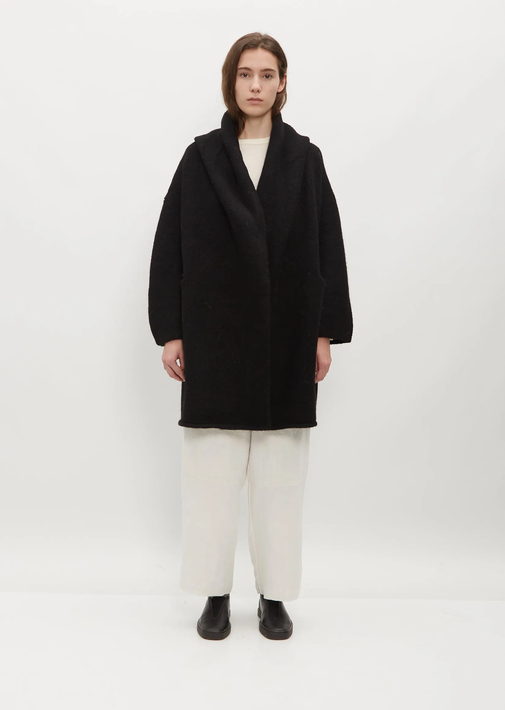 Capote Coat — Black