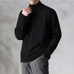 Cozy Men's Plush Turtleneck Sweater