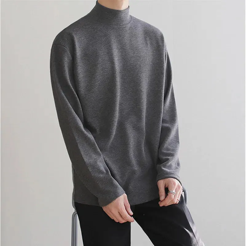 Cozy Men's Plush Turtleneck Sweater