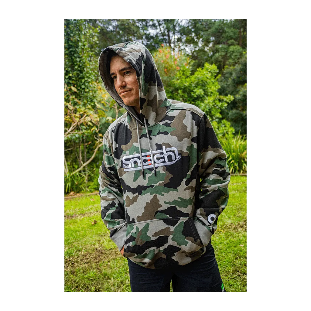 Embroidered Snatch Hoodie Army Camo