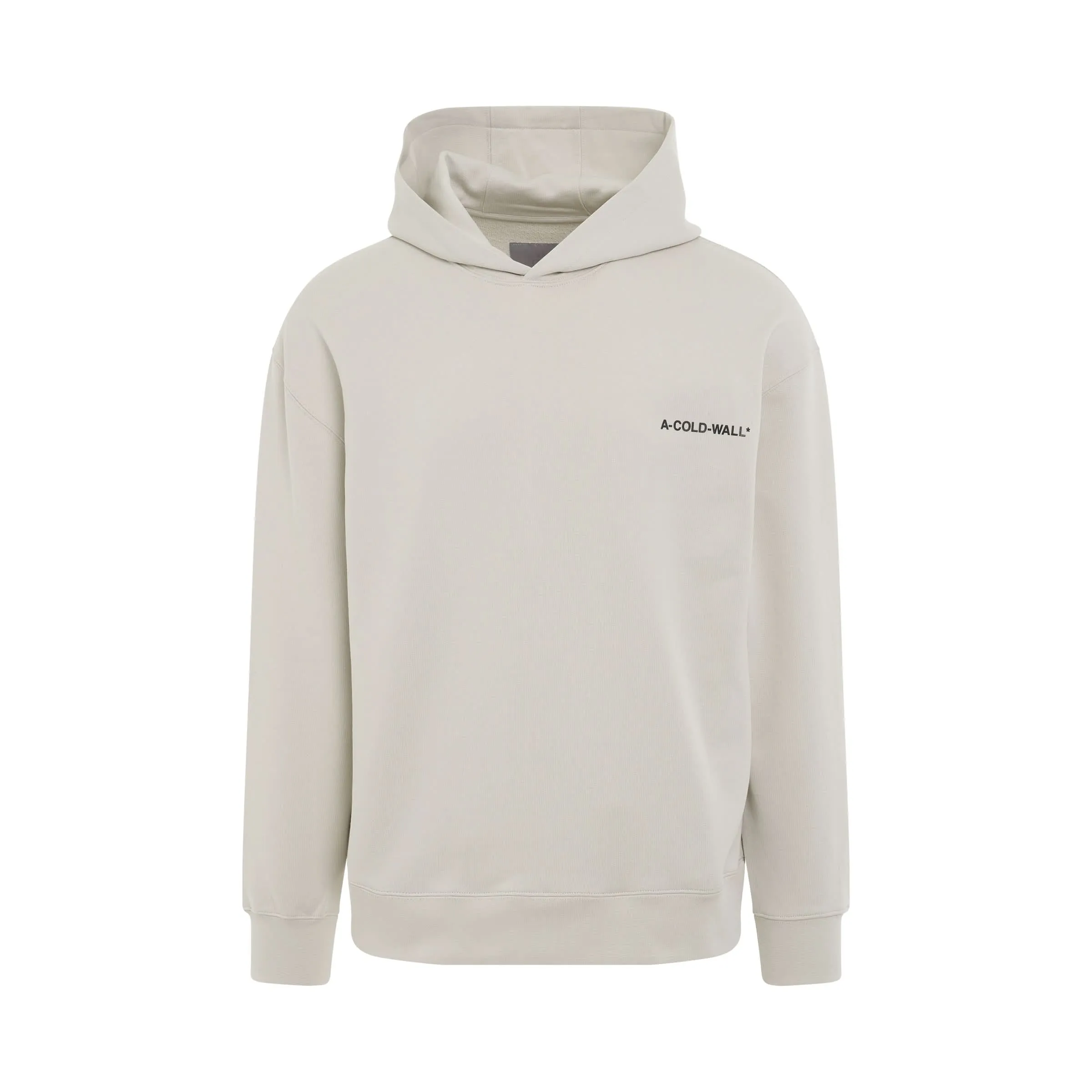 Essential Small Logo Hoodie in Bone