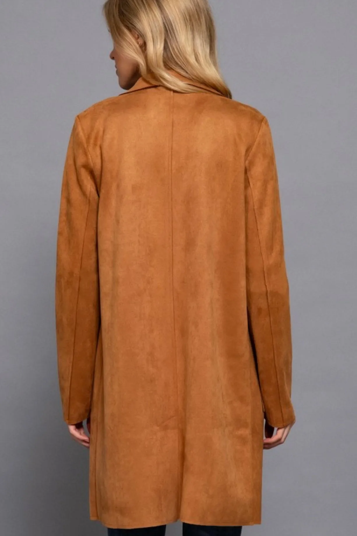 Faux Suede Open Coats - 3 Colors! - FINAL SALE