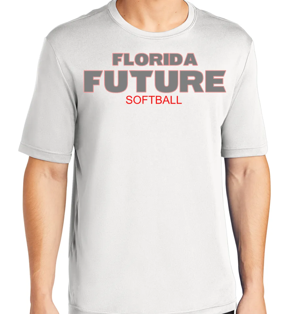 FLORIDA FUTURE SS SOFT COTTON TEE UNISEX  WHITE