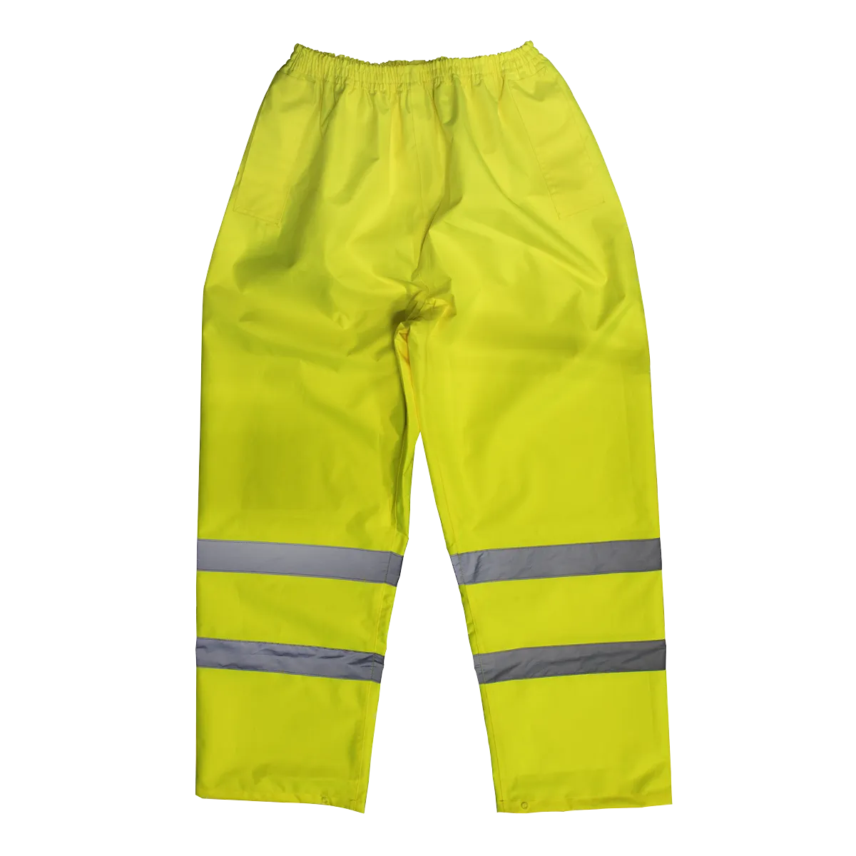 Hi-Vis Yellow Waterproof Trousers - Medium