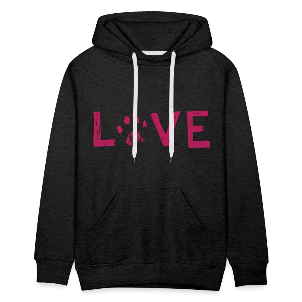 Love Pawprint Classic Premium Hoodie