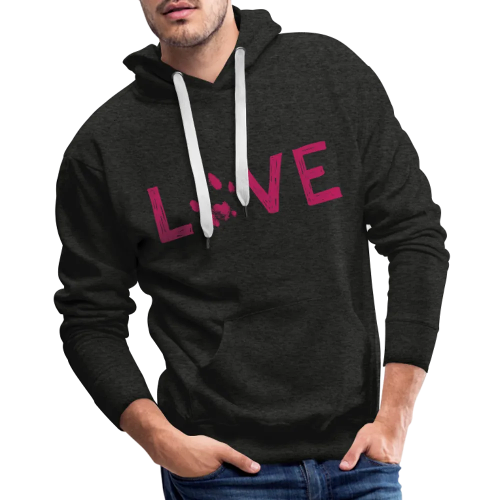 Love Pawprint Classic Premium Hoodie