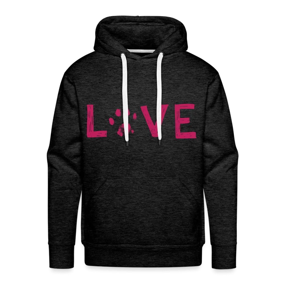 Love Pawprint Classic Premium Hoodie