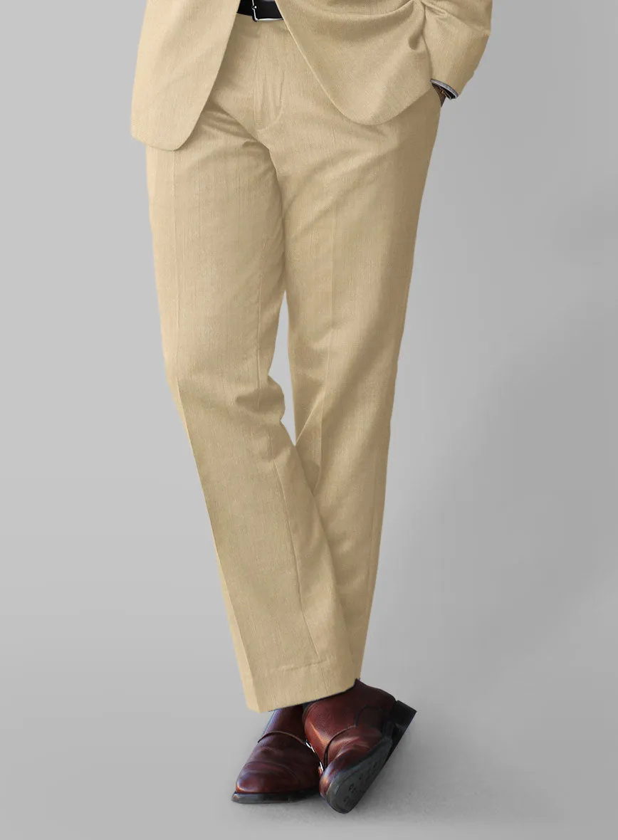 Marco Stretch Tan Wool Suit