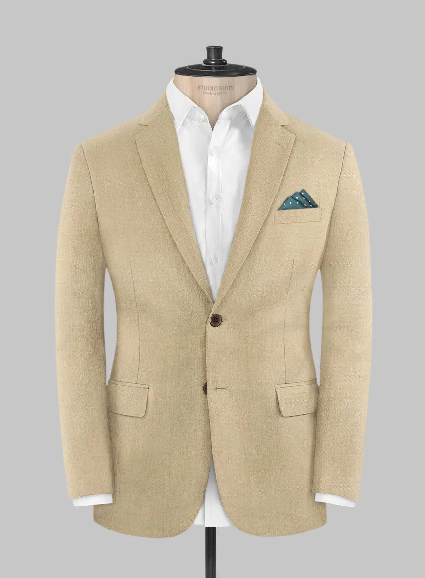 Marco Stretch Tan Wool Suit