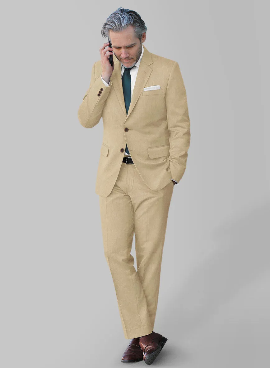 Marco Stretch Tan Wool Suit