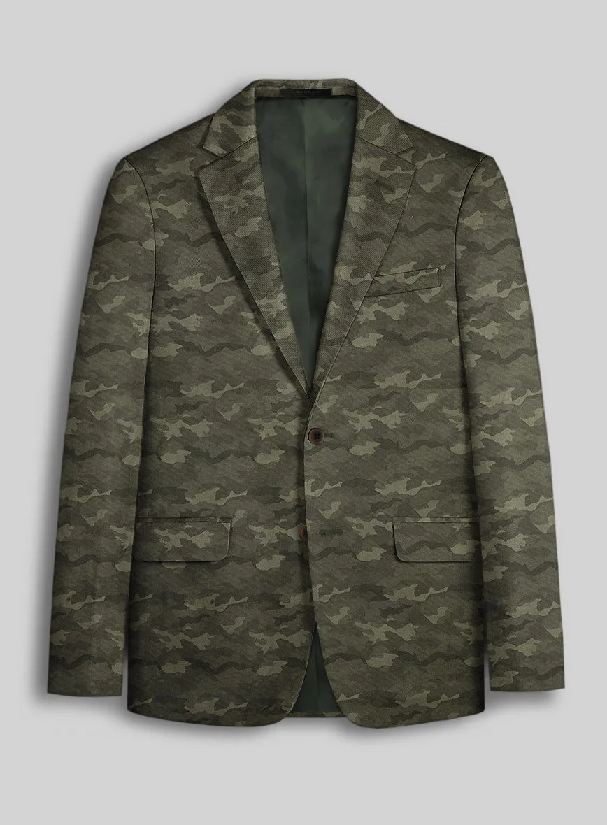 Modern Green Camo Suit