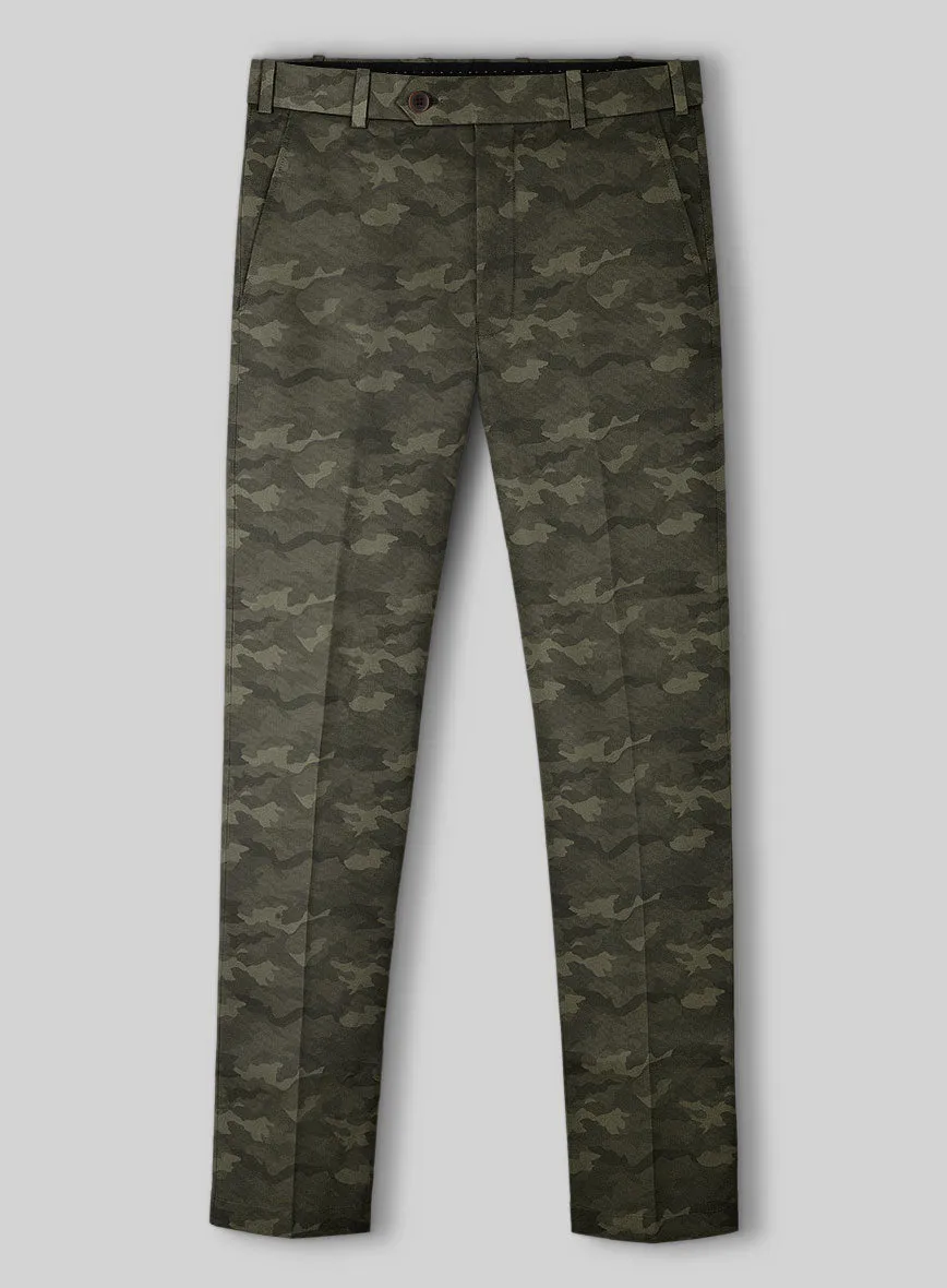 Modern Green Camo Suit