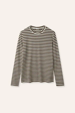 NICO TENCEL ultra-soft top (Mocha stripe)