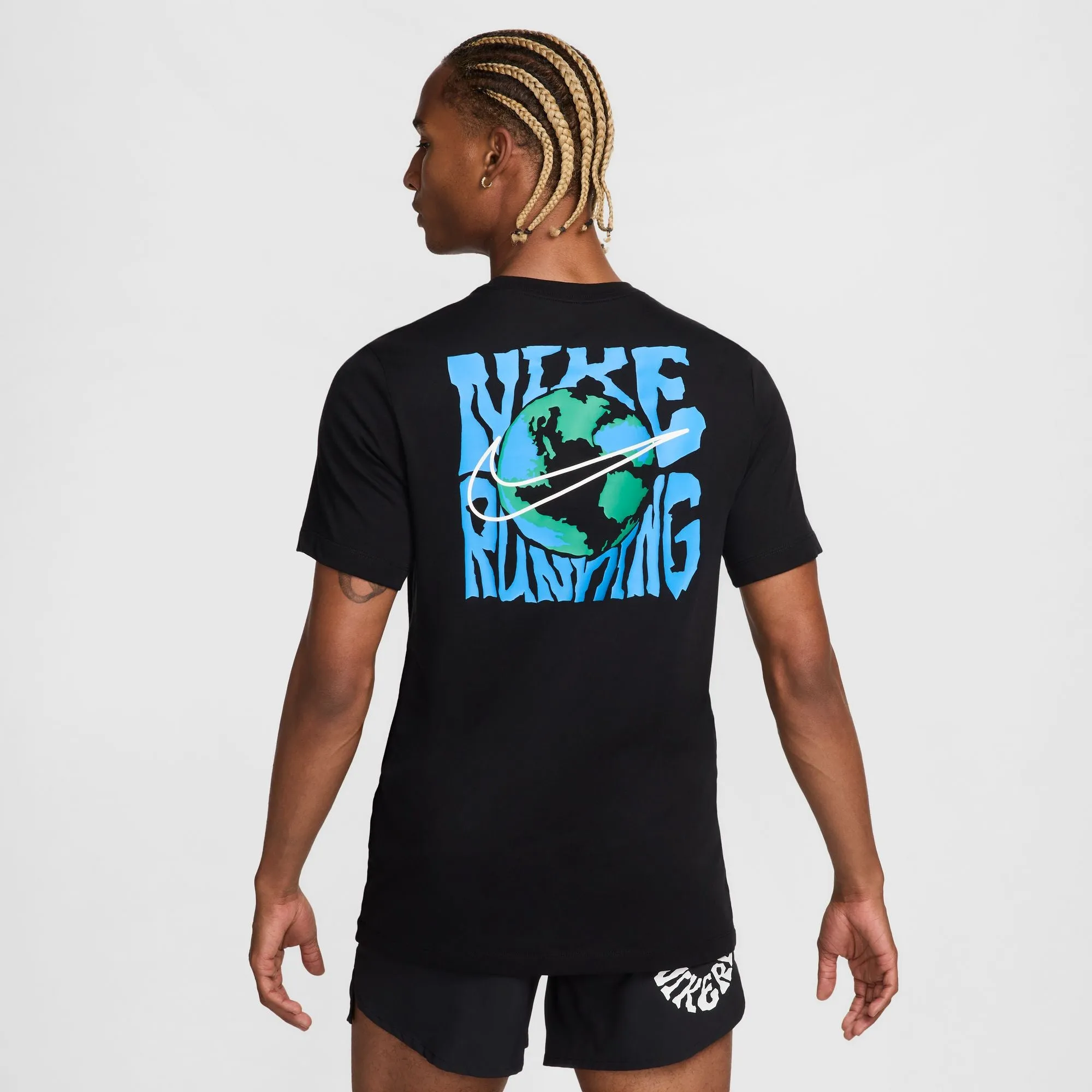 Nike Men's Graphic Globe Tee Black