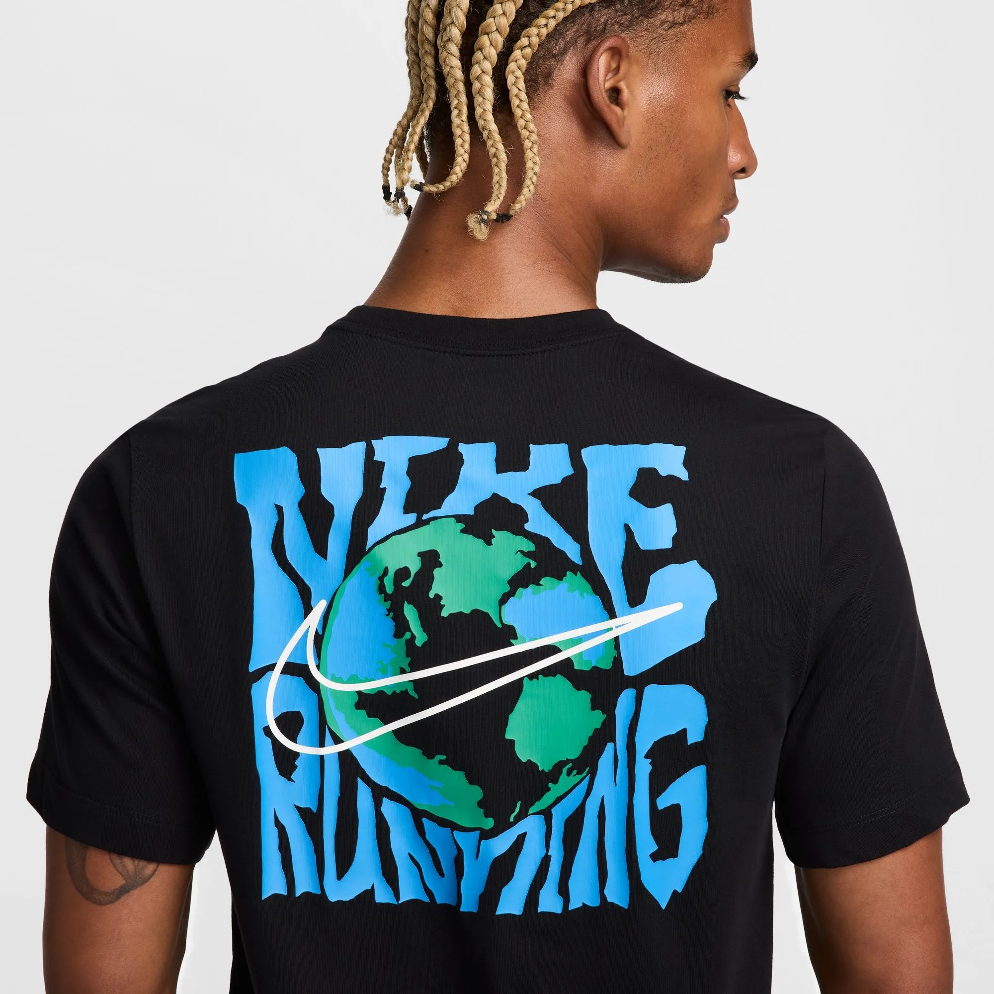 Nike Men's Graphic Globe Tee Black