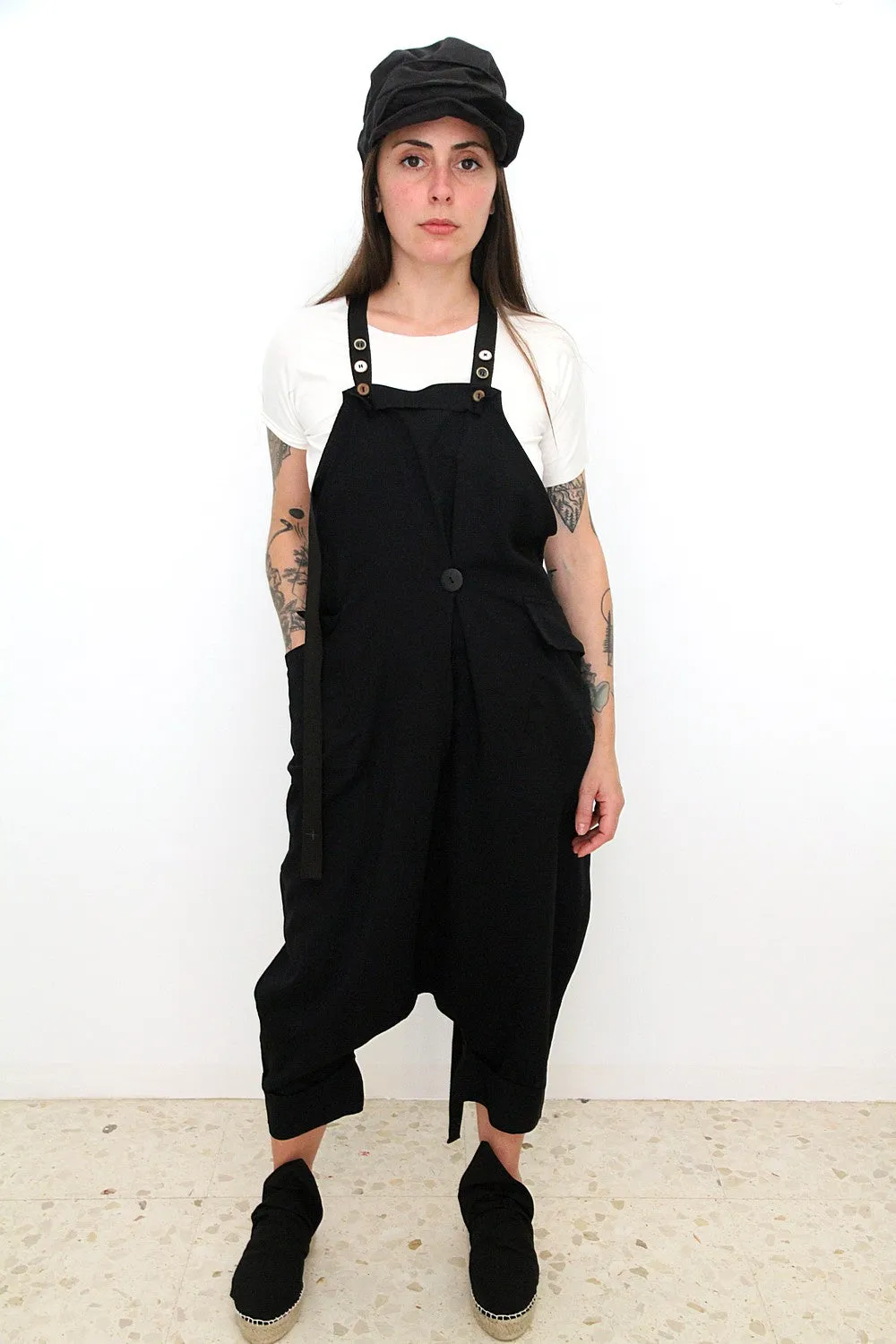 Overalls Magda black unisex