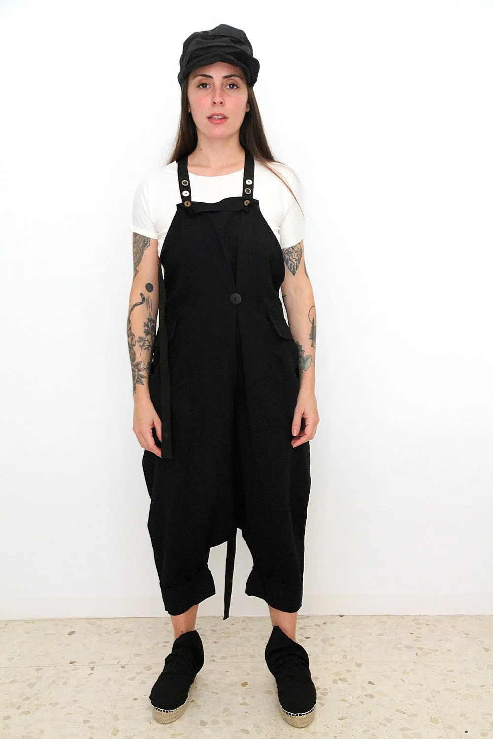 Overalls Magda black unisex