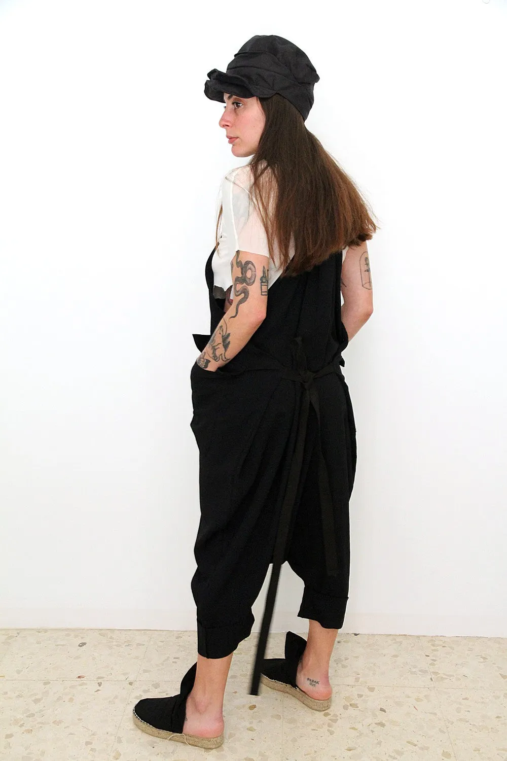 Overalls Magda black unisex