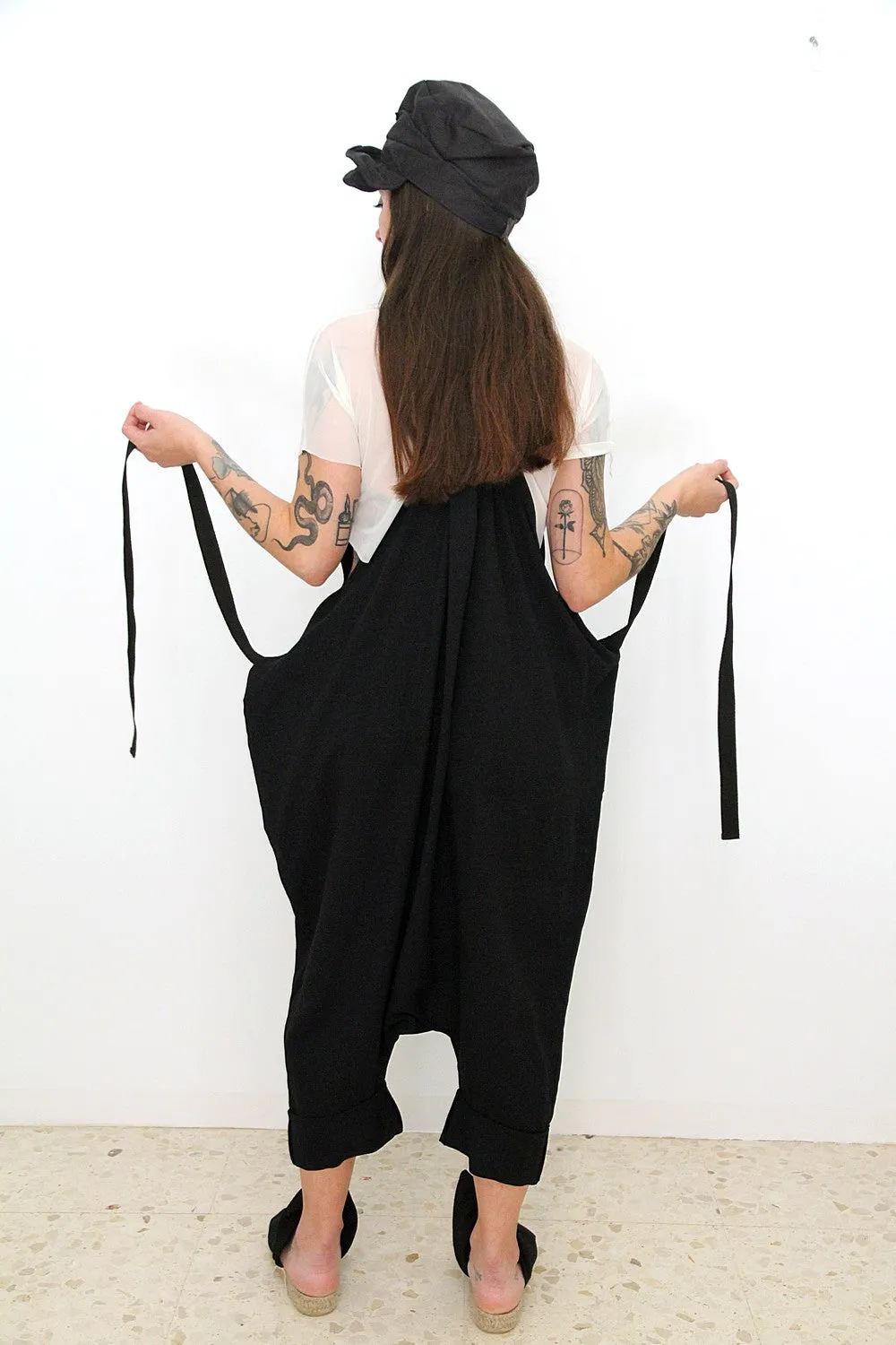 Overalls Magda black unisex