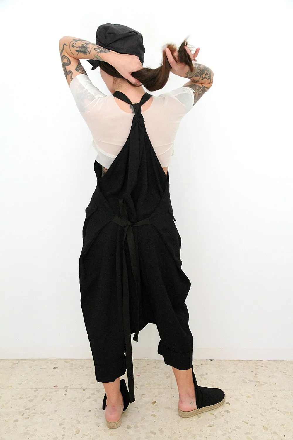 Overalls Magda black unisex