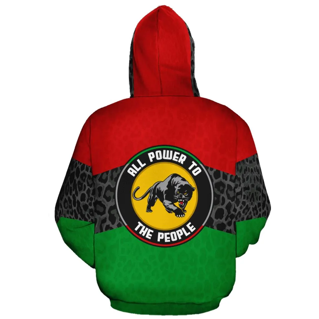 Pan African Panther All-over Hoodie