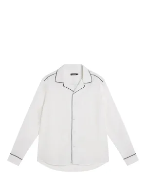 Piper relaxed piping shirt / Cloud White