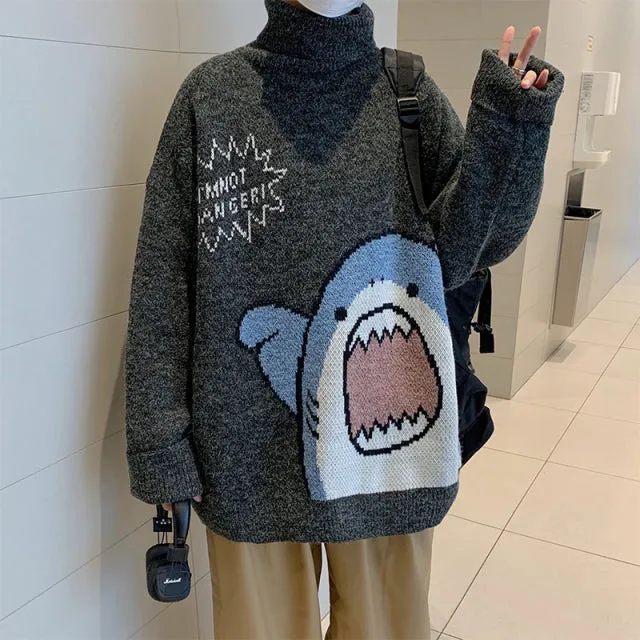 Rawr Shark Harajuku Turtleneck