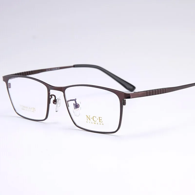 Reven Jate Unisex Full Rim Square Titanium Eyeglasses 5000