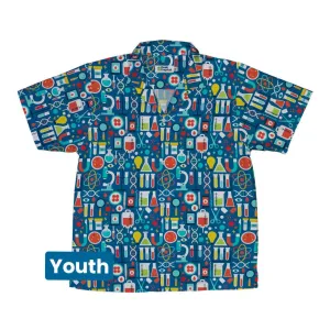 Science Lab Blue Science Youth Hawaiian Shirt