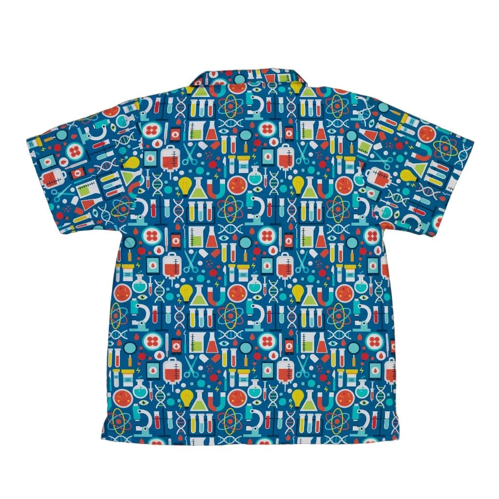 Science Lab Blue Science Youth Hawaiian Shirt