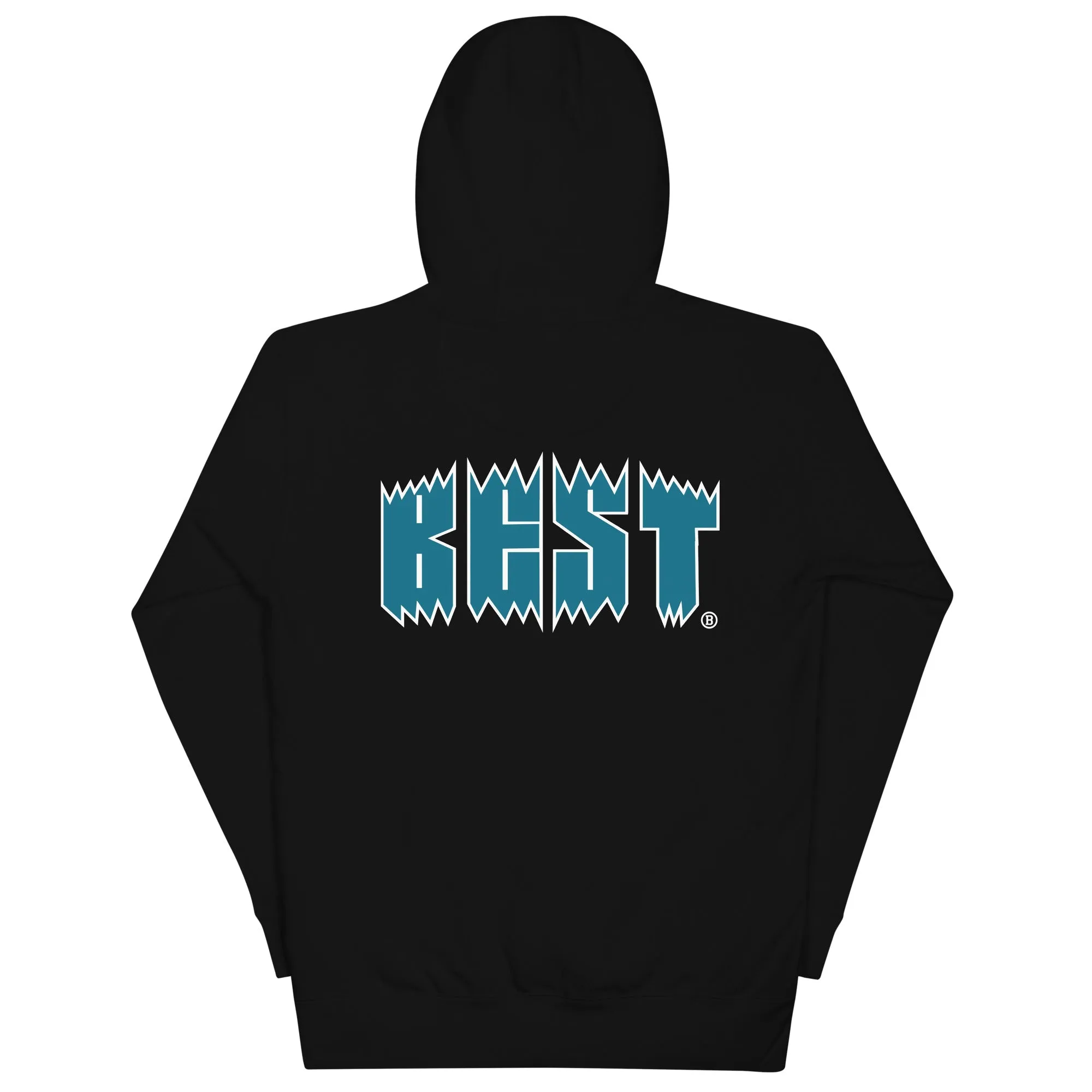 SJ Letterman B Shark Black Hoodie