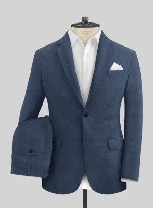 Solbiati Pericle Denim Blue Linen Suit