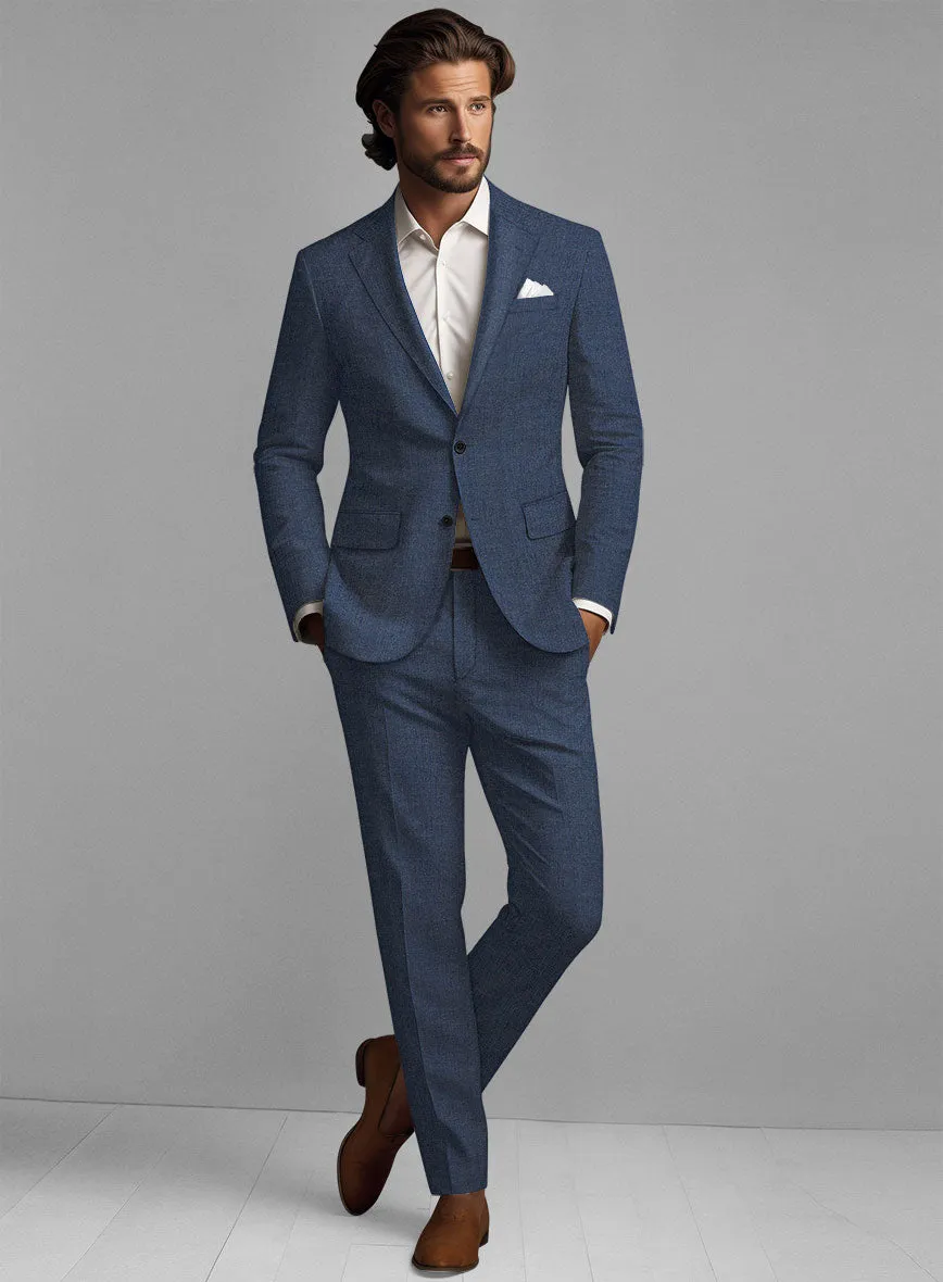 Solbiati Pericle Denim Blue Linen Suit