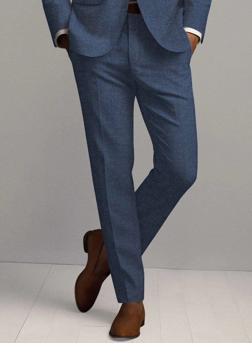 Solbiati Pericle Denim Blue Linen Suit