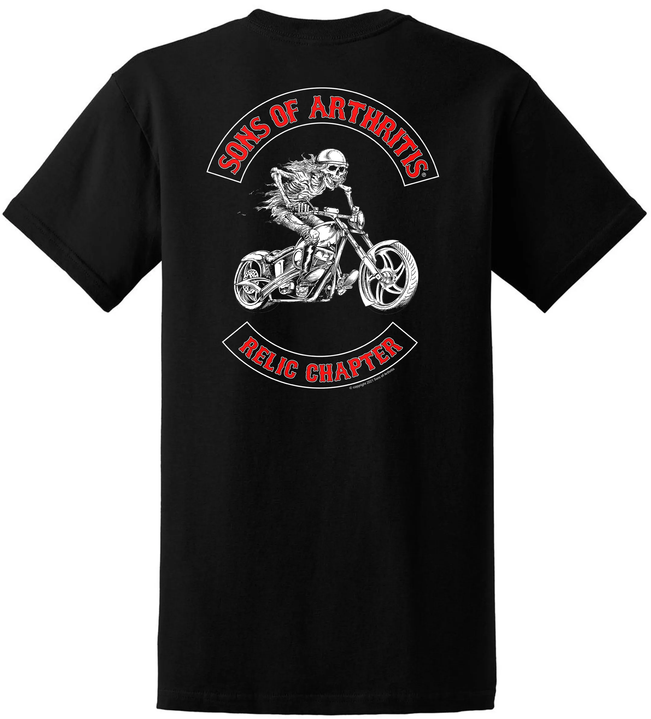 Sons of Arthritis Relic Chapter Pocket Tee (Black)