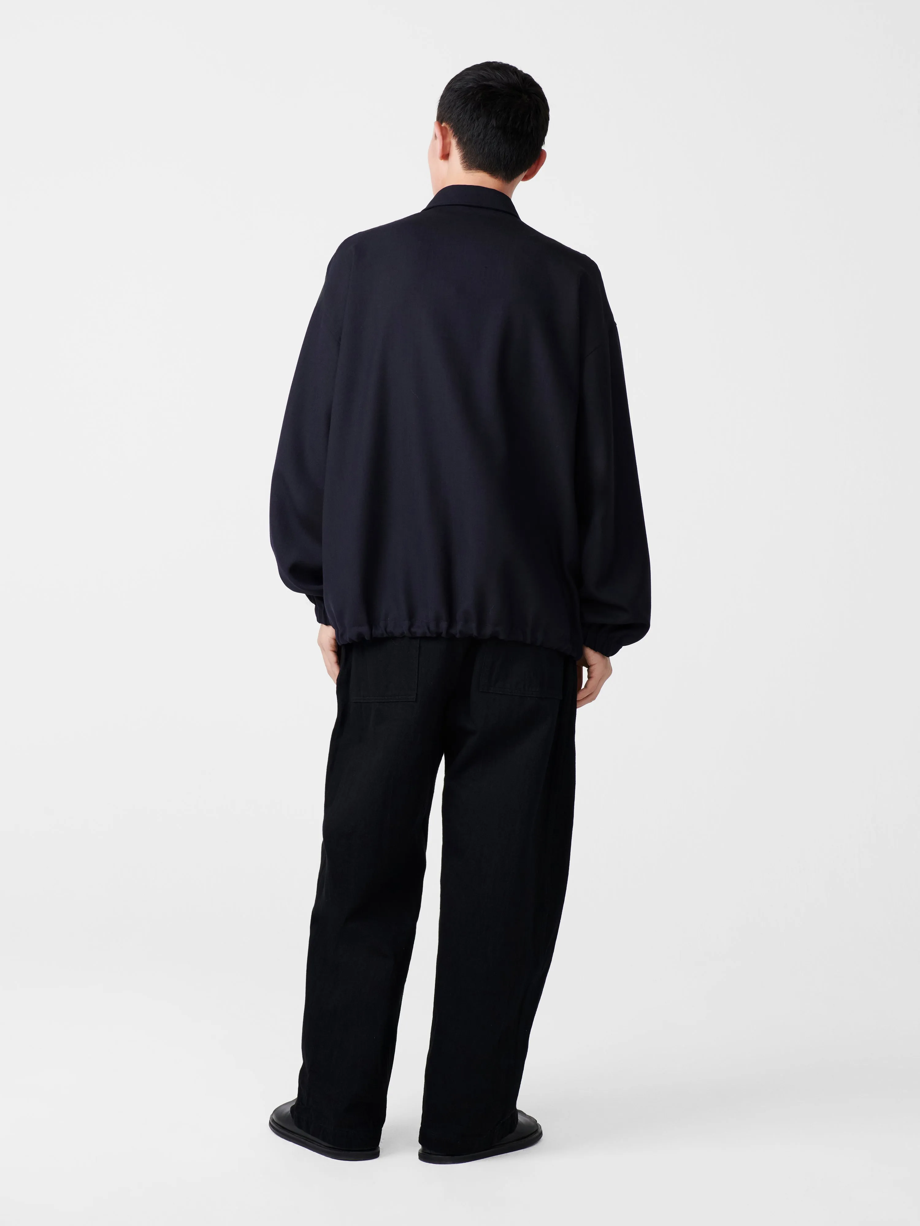 Sphere Tropical Wool Jacket in Darkest Navy