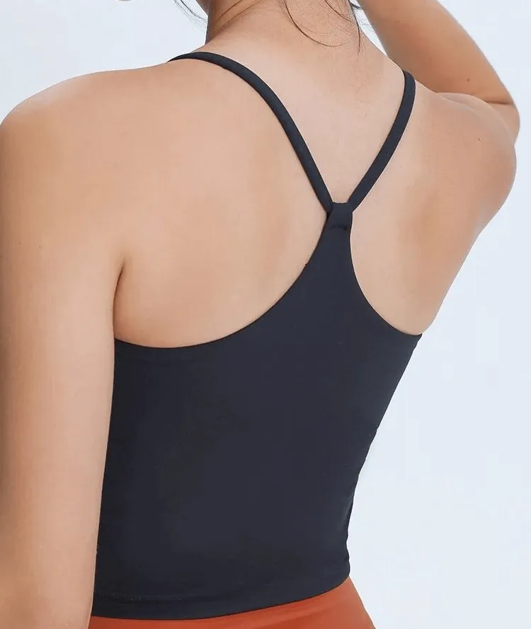 Sports Elastic Breathable Women's Tank Top with Straps - SF1798