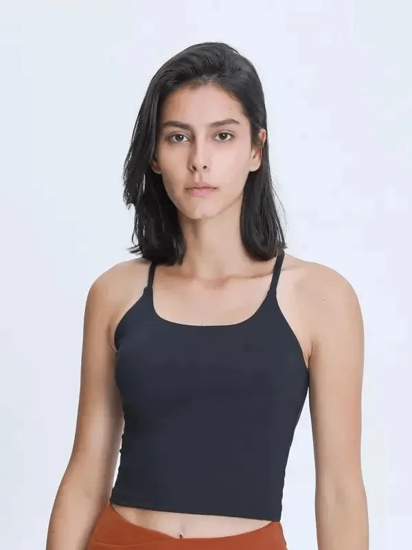 Sports Elastic Breathable Women's Tank Top with Straps - SF1798