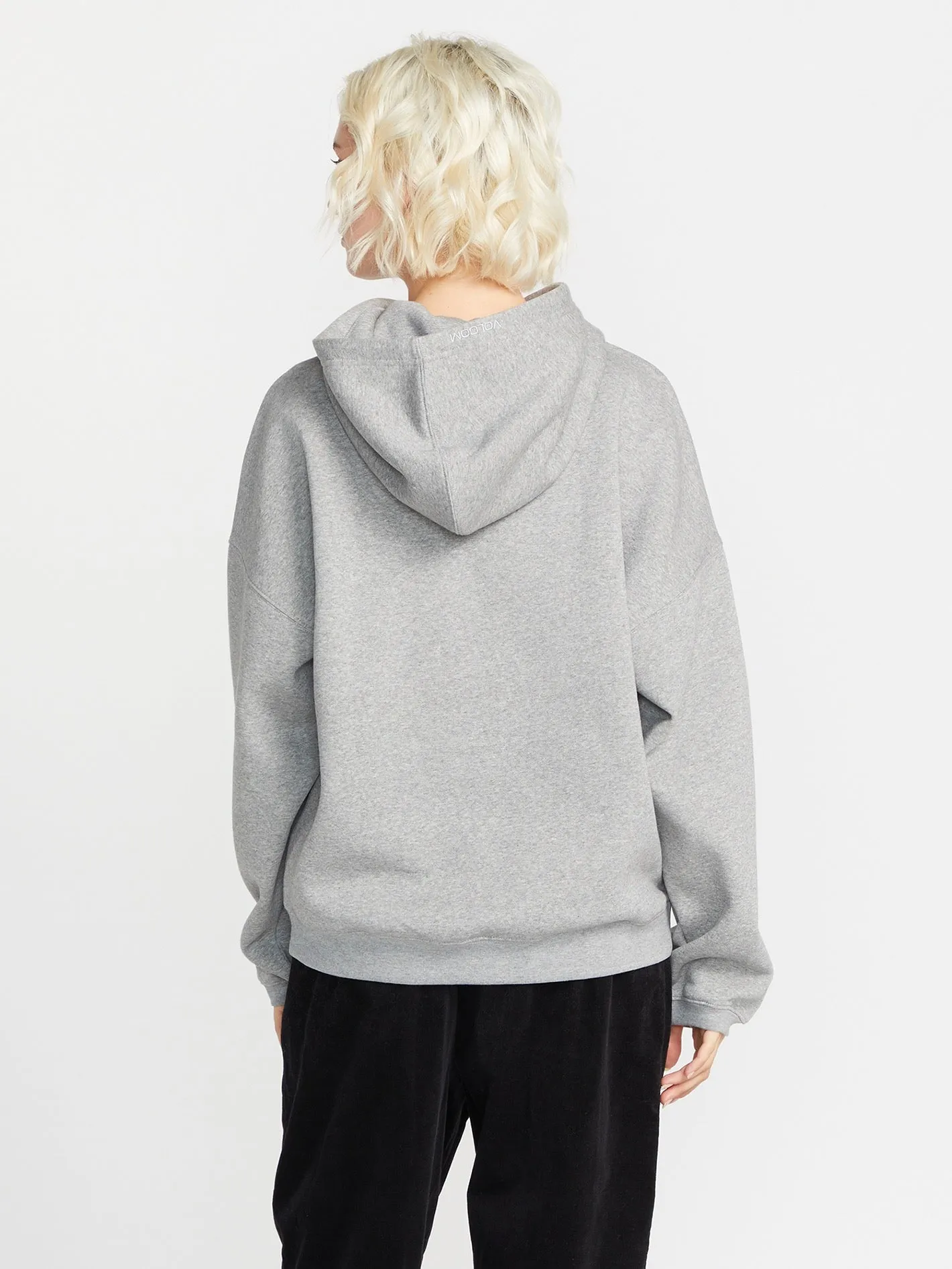 Stone Heart Up Hoodie - Heather Grey