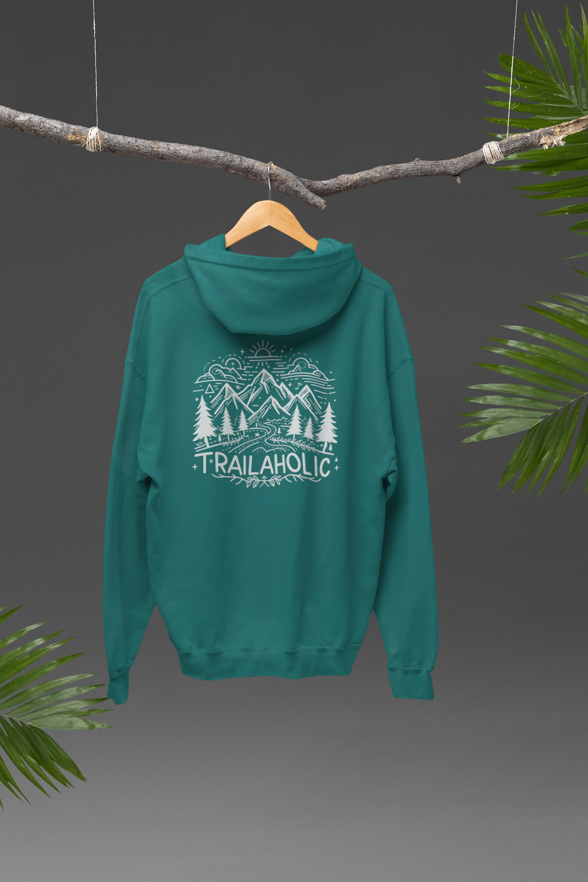 Trailaholic Hoodie Jade