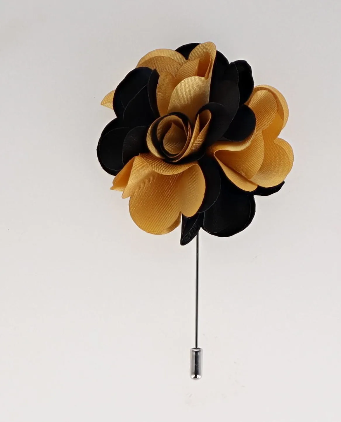 Vittorio Vico Unisex Satin Stick Flower Lapel Pin