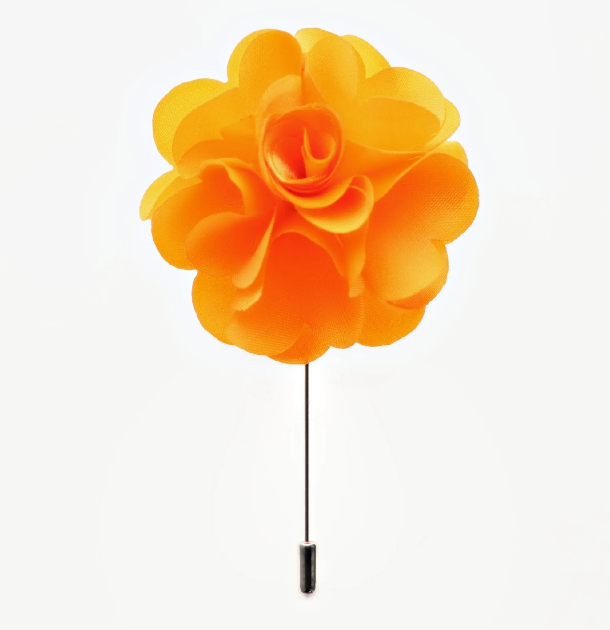 Vittorio Vico Unisex Satin Stick Flower Lapel Pin